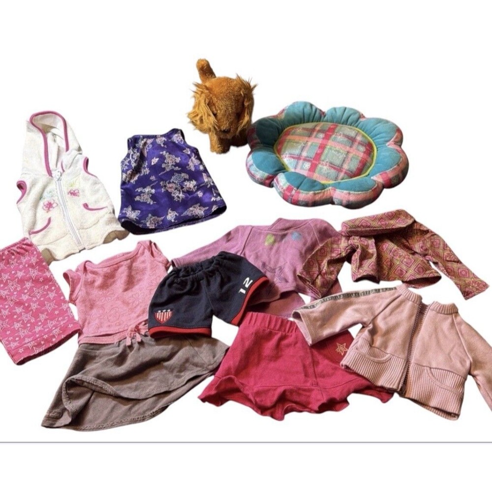 American Girl Doll Mixed Lot Clothes Dog